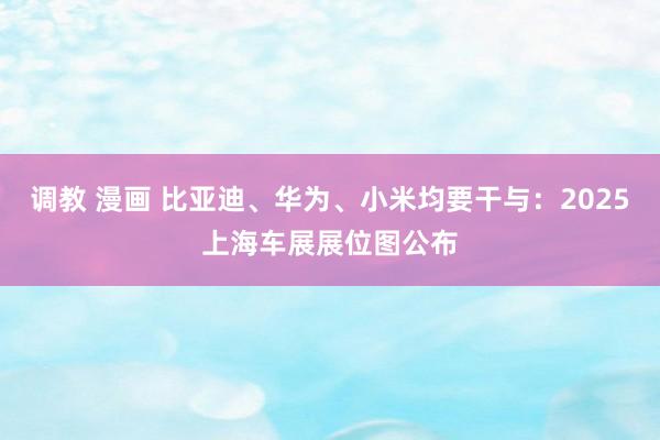 调教 漫画 比亚迪、华为、小米均要干与：2025上海车展展位图公布