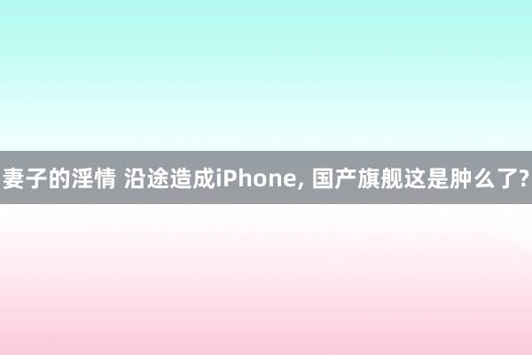 妻子的淫情 沿途造成iPhone, 国产旗舰这是肿么了?
